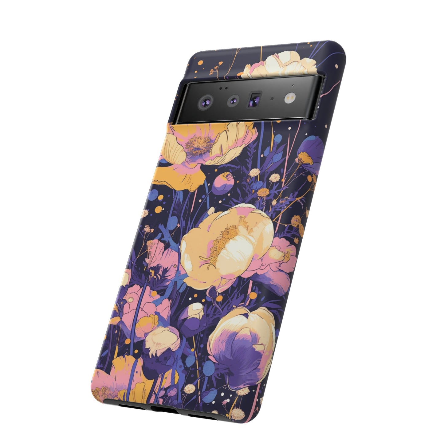 Night Cotton Flowers iPhone Case / Samsung Case