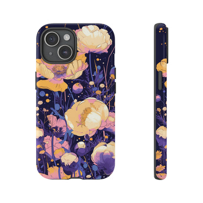 Night Cotton Flowers iPhone Case / Samsung Case