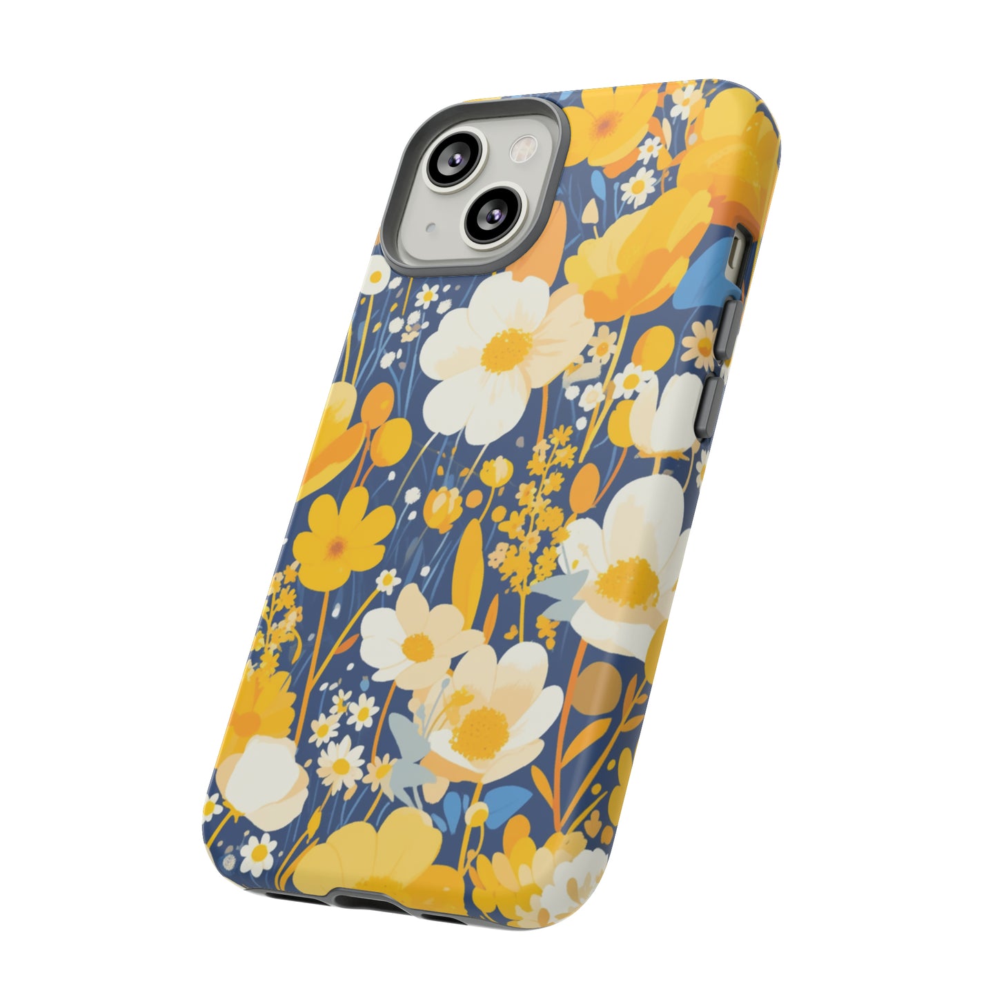 Wildflower Abstract Retro 70s iPhone Case / Samsung Case