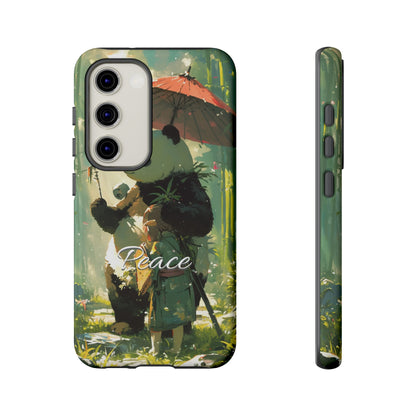 Japanese Aesthetic Vintage Panda iPhone Case / Samsung Case | "Peace"