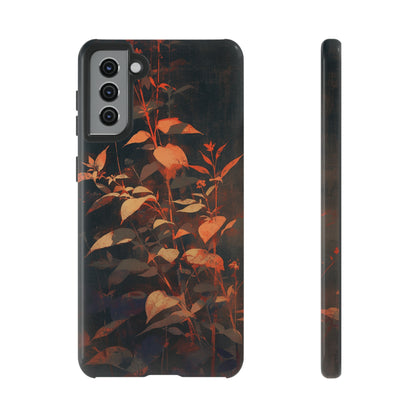 Black Blooms Wildflower iPhone Case