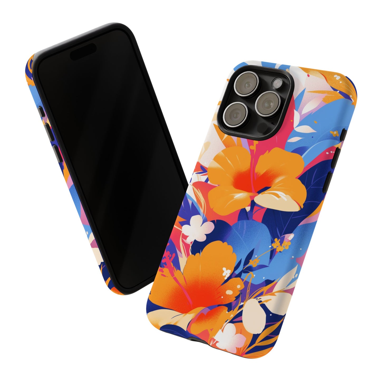 Vintage Abstract Flowers iPhone Case / Samsung Case