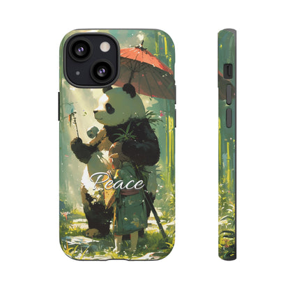 Japanese Aesthetic Vintage Panda iPhone Case / Samsung Case | "Peace"