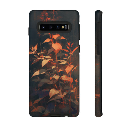 Black Blooms Wildflower iPhone Case