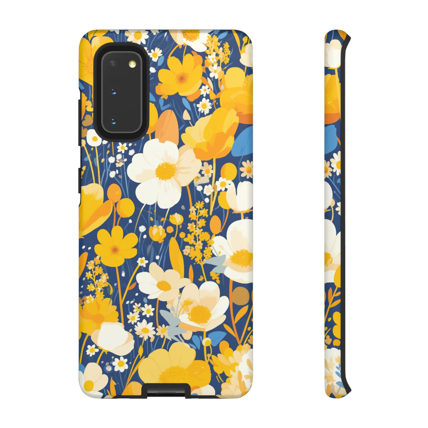 Wildflower Abstract Retro 70s iPhone Case / Samsung Case