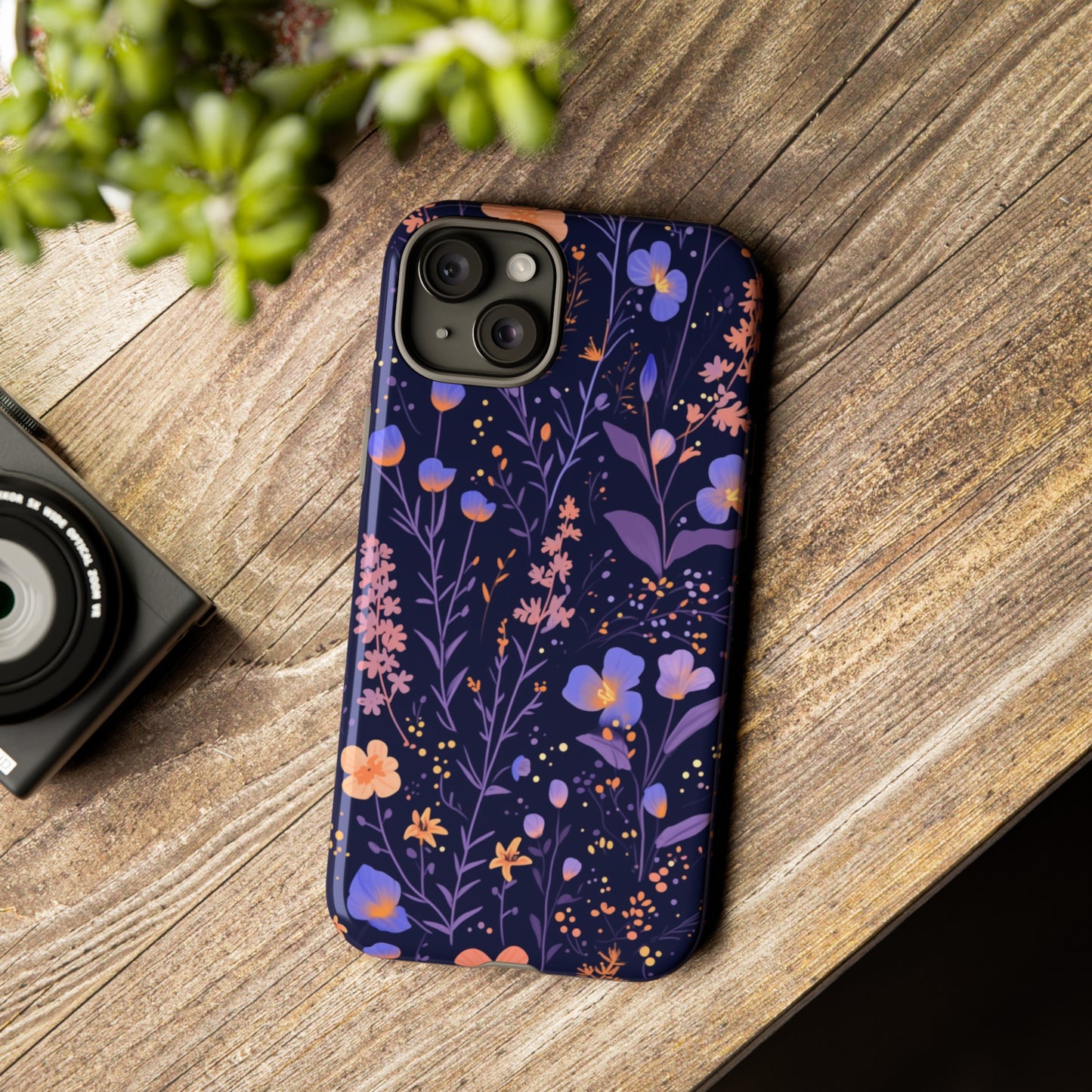 Night Wildflowers iPhone Case / Samsung Case