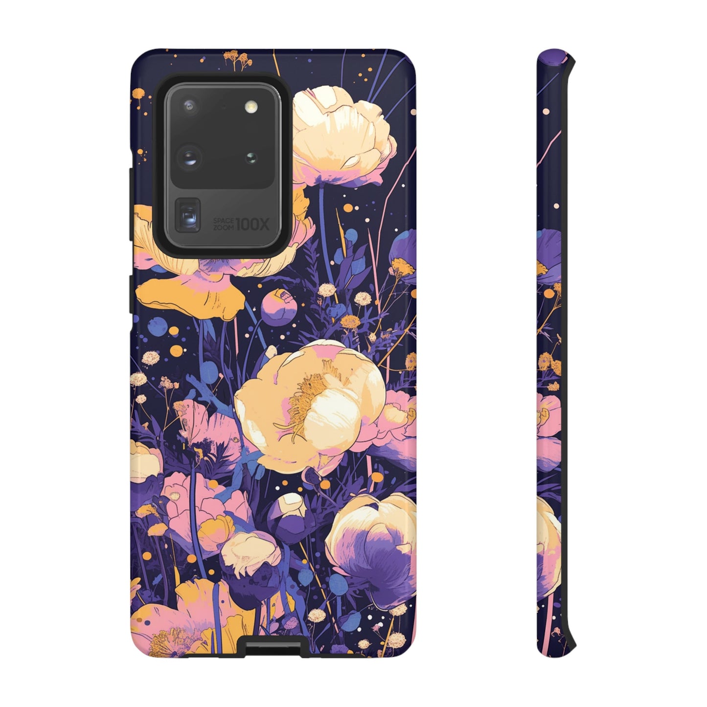 Night Cotton Flowers iPhone Case / Samsung Case