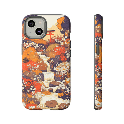 Rising Mountains & Rapid Rivers, Wildflower iPhone Case