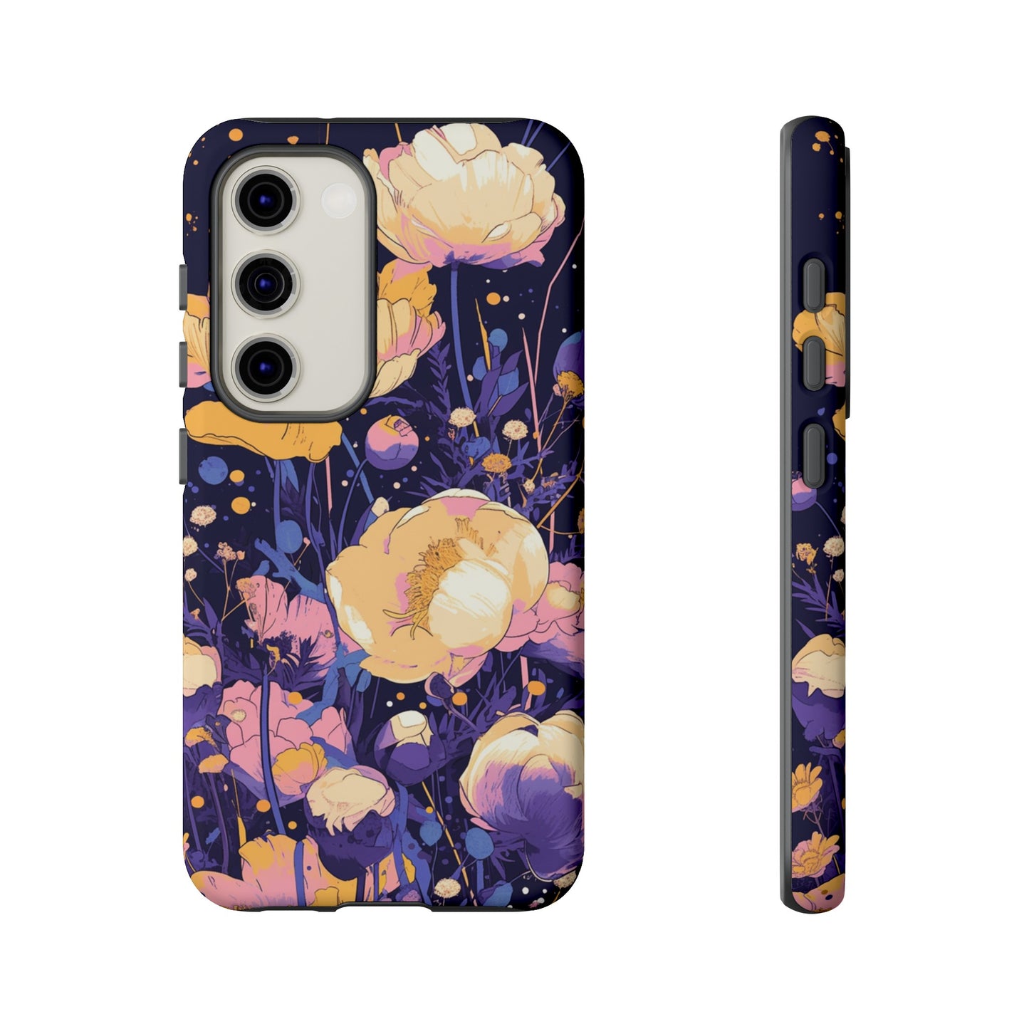 Night Cotton Flowers iPhone Case / Samsung Case