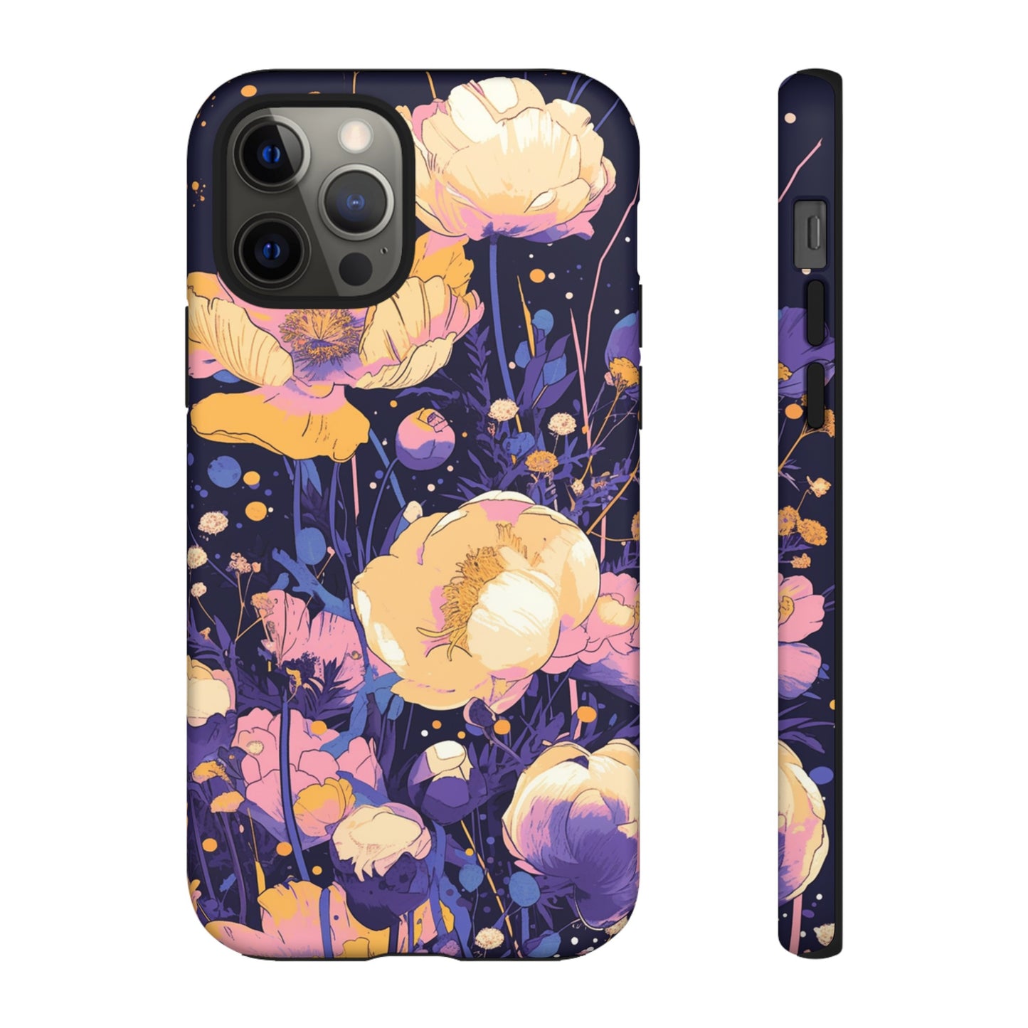 Night Cotton Flowers iPhone Case / Samsung Case