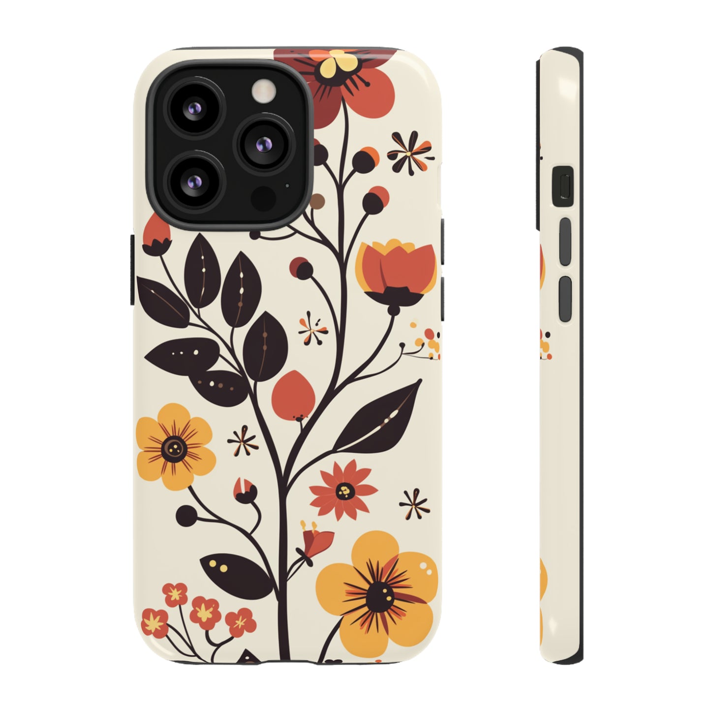 Vector Floral Vines iPhone Case