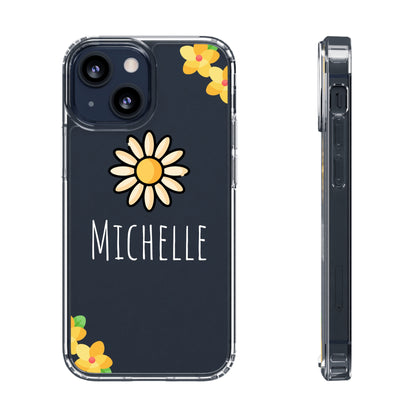 Custom Clear Sunflower | Clear iPhone Case / Samsung Case