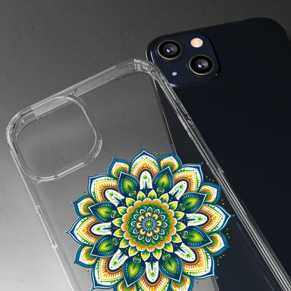 Lime Mandala | Clear iPhone Case / Samsung Case