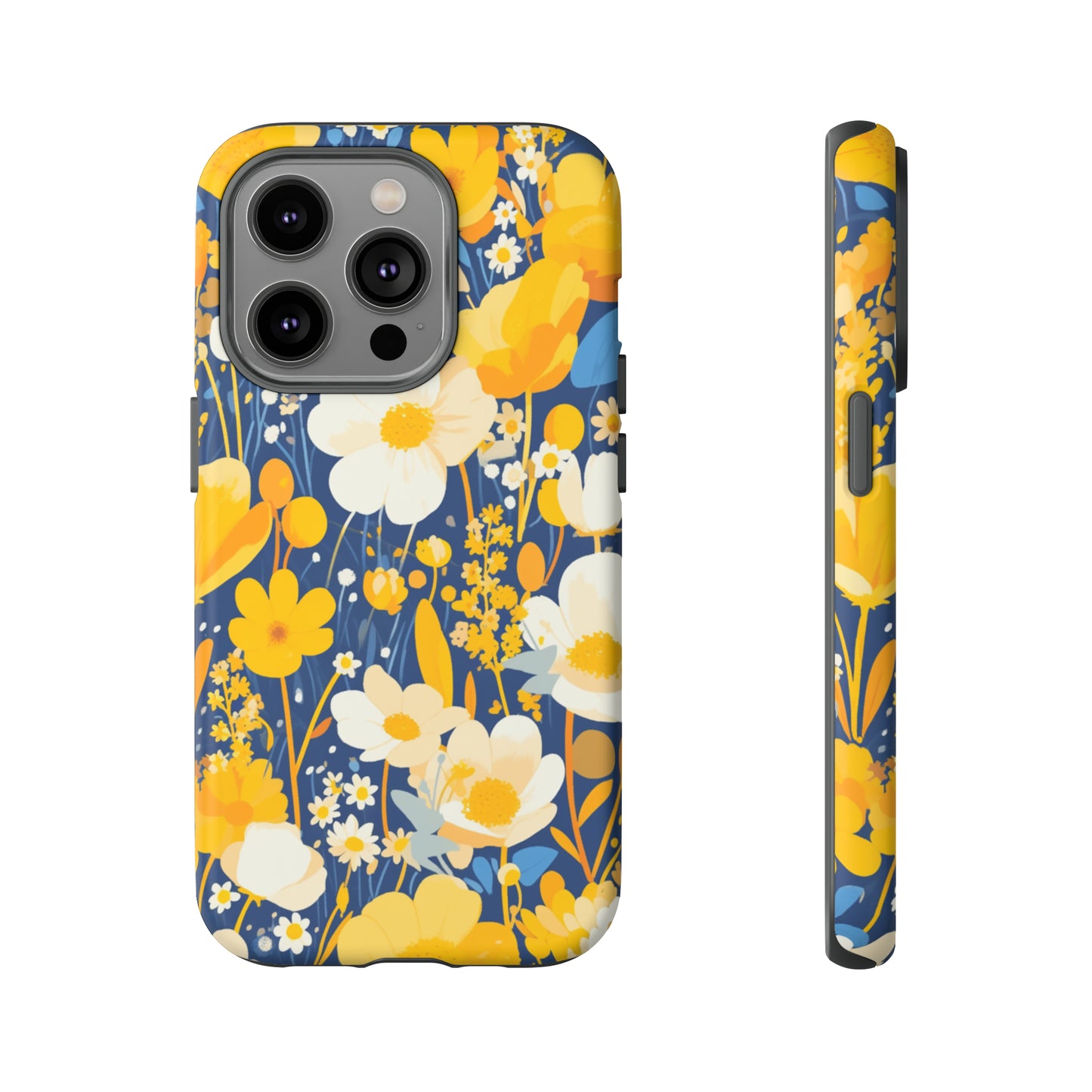 Wildflower Abstract Retro 70s iPhone Case / Samsung Case