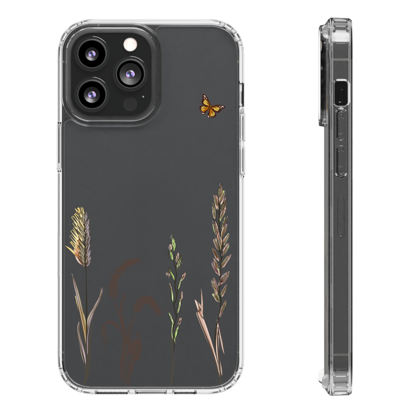 Clear Wildflowers | Clear iPhone Case / Samsung Case