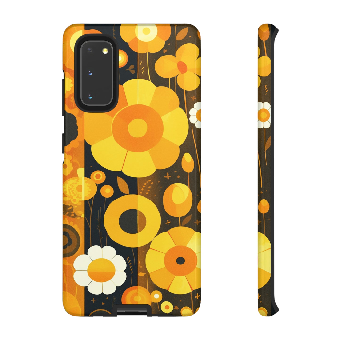 Floral Lines Retro iPhone Case / Samsung Case