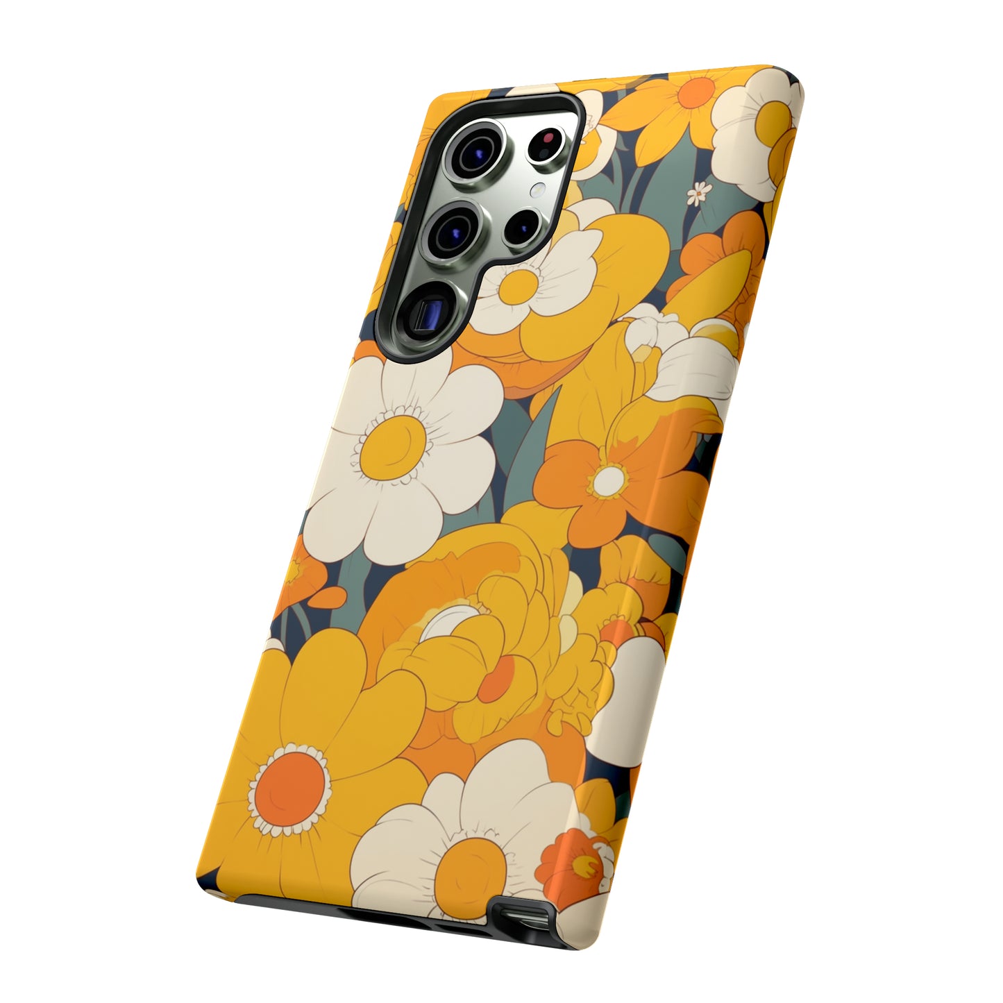 Retro Floral Art iPhone Case / Samsung Case