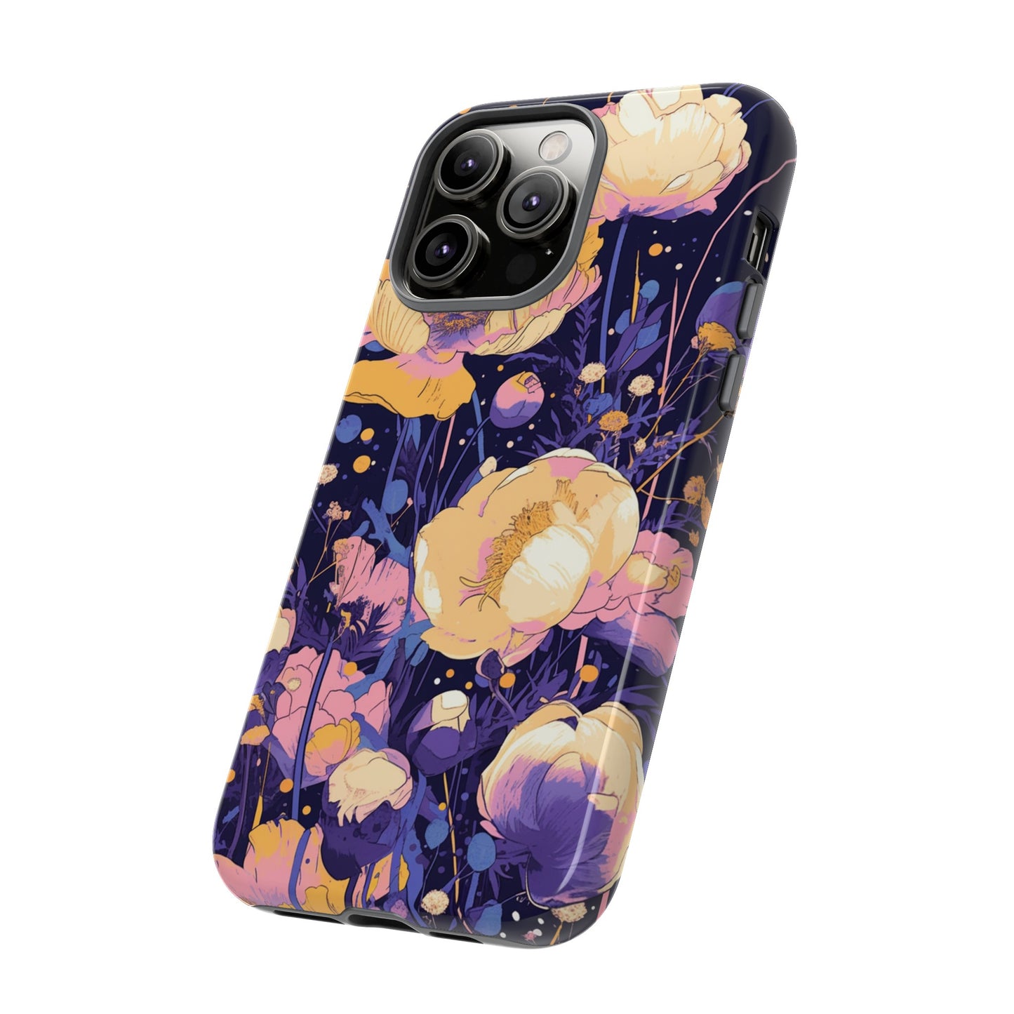 Night Cotton Flowers iPhone Case / Samsung Case