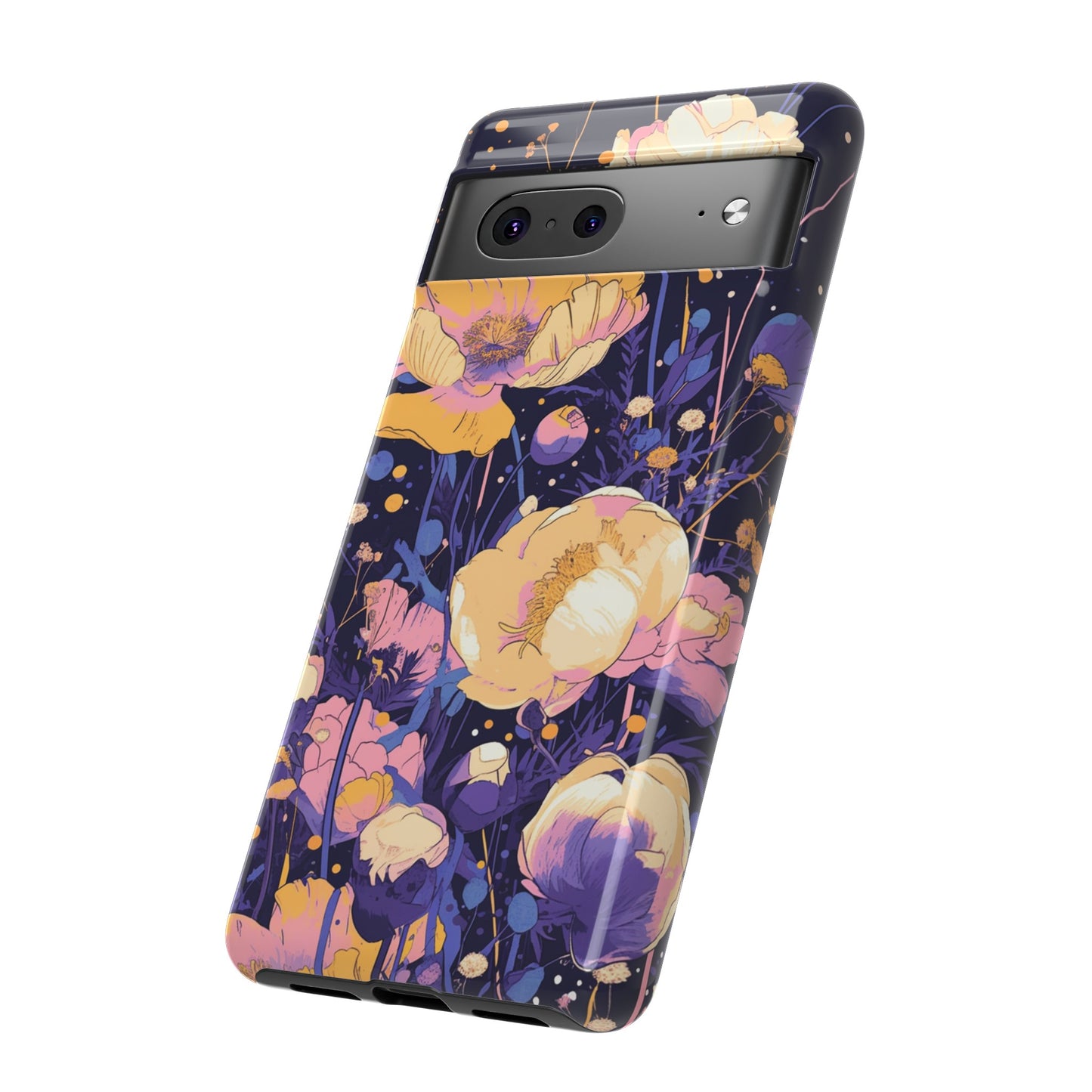 Night Cotton Flowers iPhone Case / Samsung Case