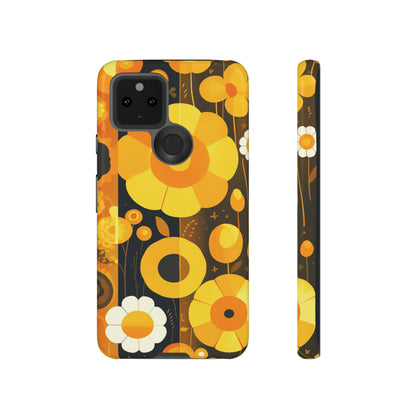 Floral Lines Retro iPhone Case / Samsung Case