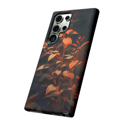 Black Blooms Wildflower iPhone Case