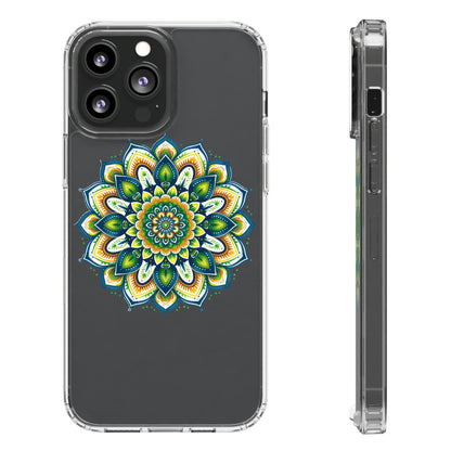 Lime Mandala | Clear iPhone Case / Samsung Case