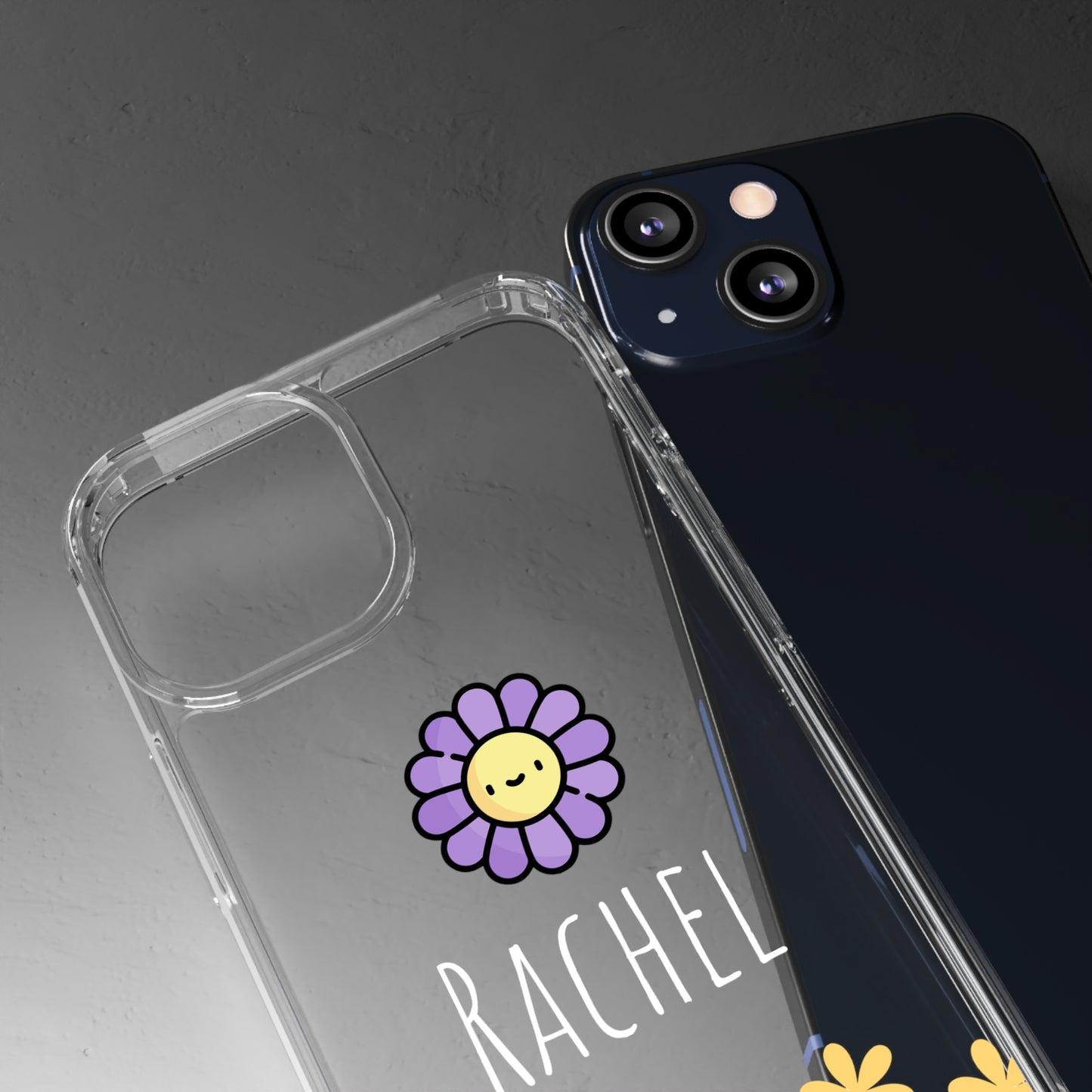 Cute Custom Flower | Clear iPhone Case / Samsung Case