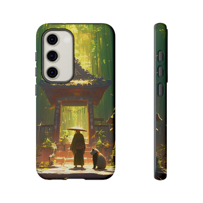 Vintage Japanese PandaTemple Aesthetic iPhone Case, iPhone 15 Pro Max 14 13 12 11 Mini, Samsung Galaxy S23 S22, Google Pixel 7 6 Pro