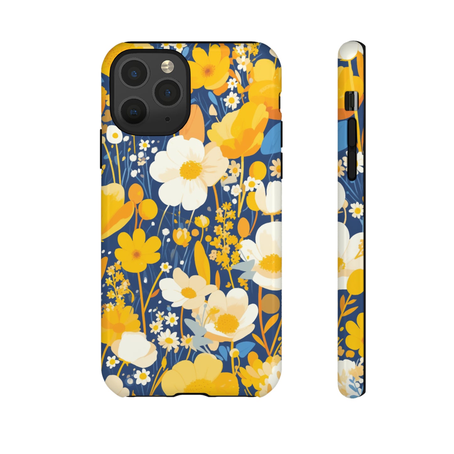 Wildflower Abstract Retro 70s iPhone Case / Samsung Case