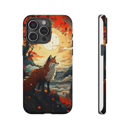 Japanese Wolf Aesthetic Phone Case