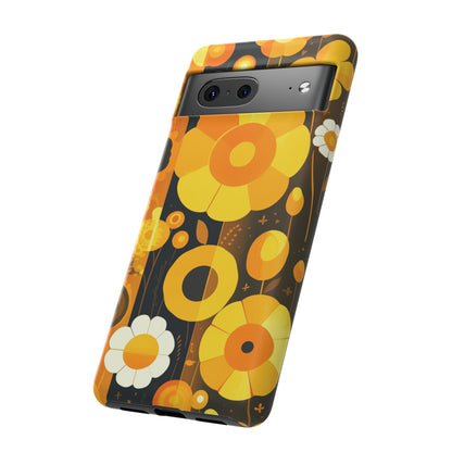 Floral Lines Retro iPhone Case / Samsung Case