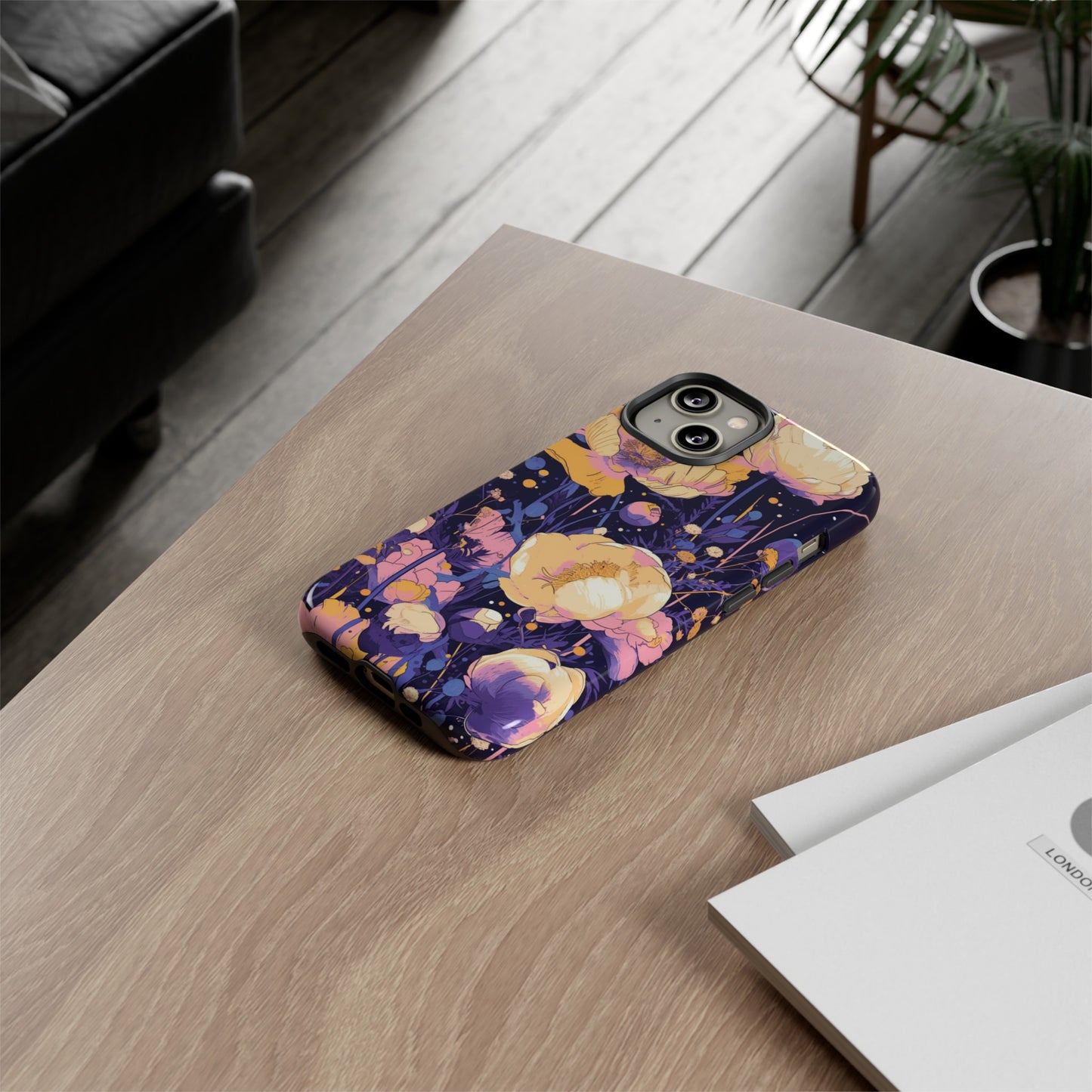 Night Cotton Flowers iPhone Case / Samsung Case