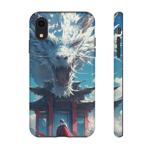 Japanese Vintage Dragon Temple Aesthetic iPhone Case, Winter Phone case, iPhone 15 Pro Max 14 13 12 Mini, Samsung Galaxy S23 S22, Google Pixel 7