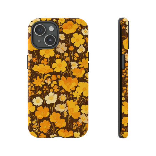 Blooming Symphony Retro Floral iPhone Case / Samsung Case