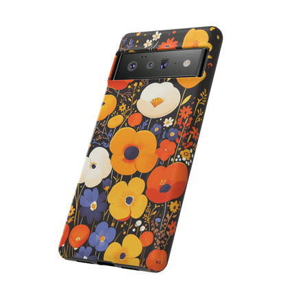 Retro Chaos, Wildflower iPhone Case / Samsung Case, Gift for Floral Lovers, Gift for Her