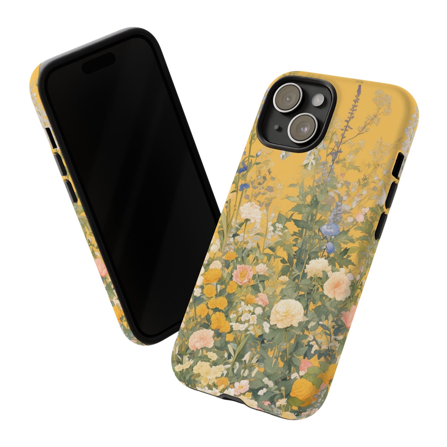 Tall Floral 1970's iPhone Case / Samsung Case