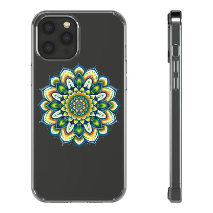 Lime Mandala | Clear iPhone Case / Samsung Case