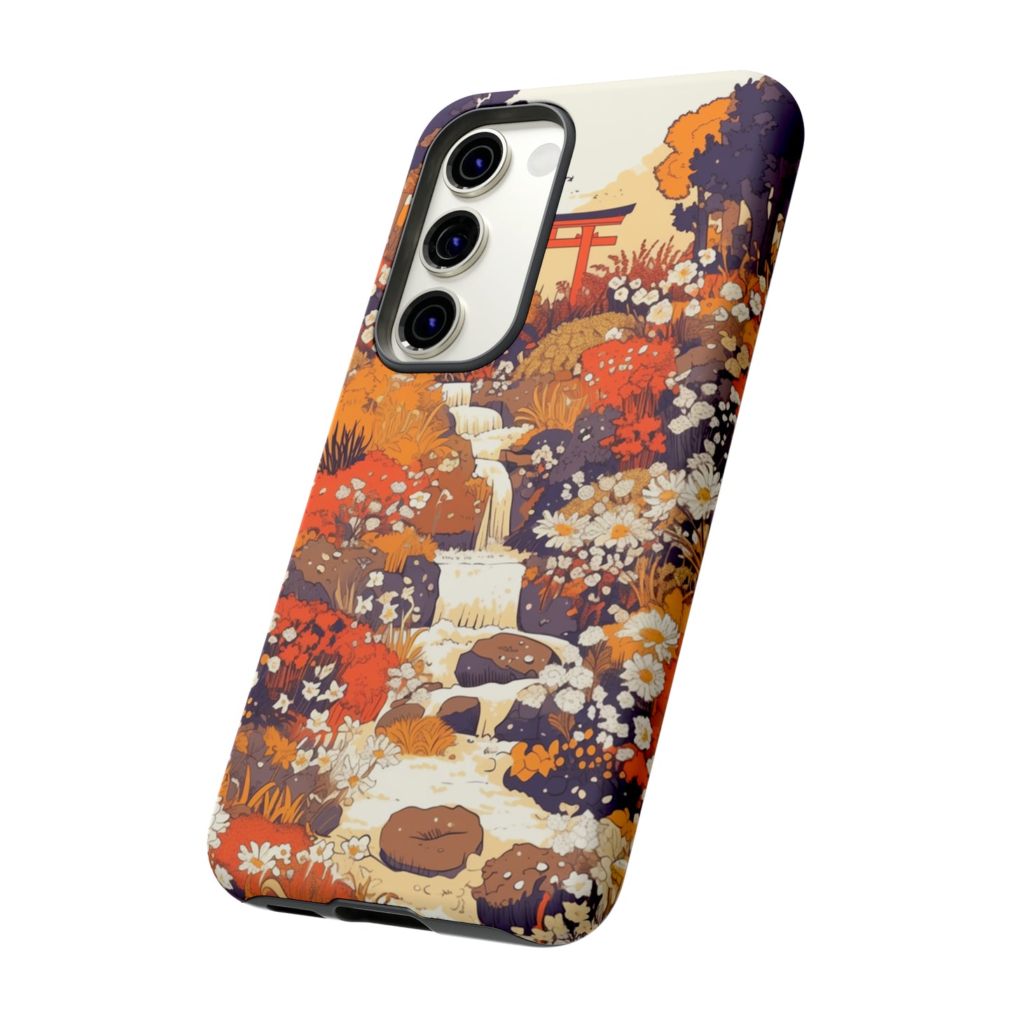 Rising Mountains & Rapid Rivers, Wildflower iPhone Case