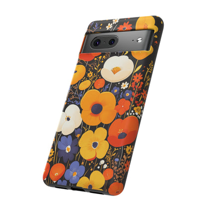 Retro Chaos, Wildflower iPhone Case / Samsung Case, Gift for Floral Lovers, Gift for Her