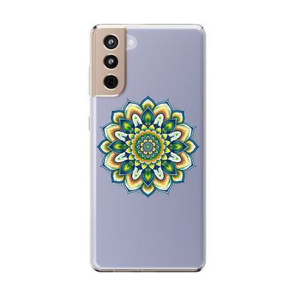 Lime Mandala | Clear iPhone Case / Samsung Case