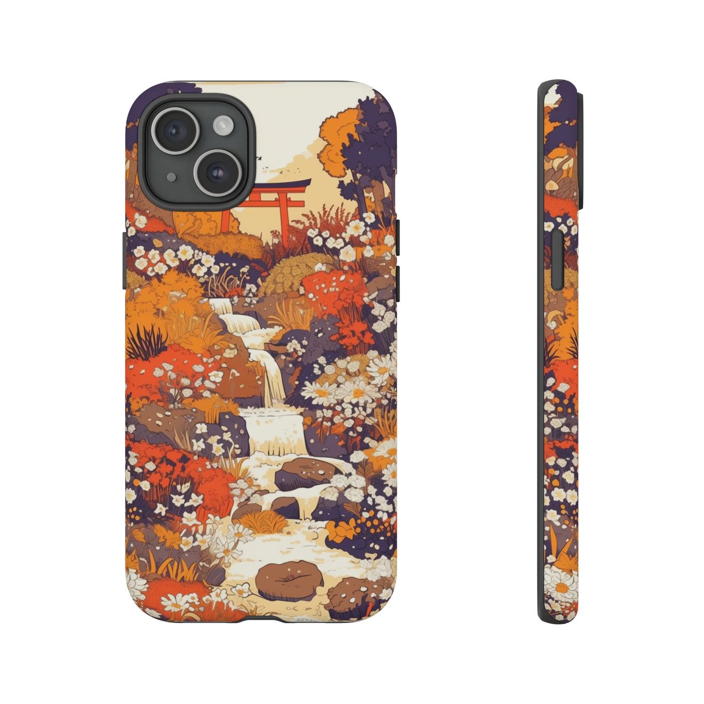 Rising Mountains & Rapid Rivers, Wildflower iPhone Case