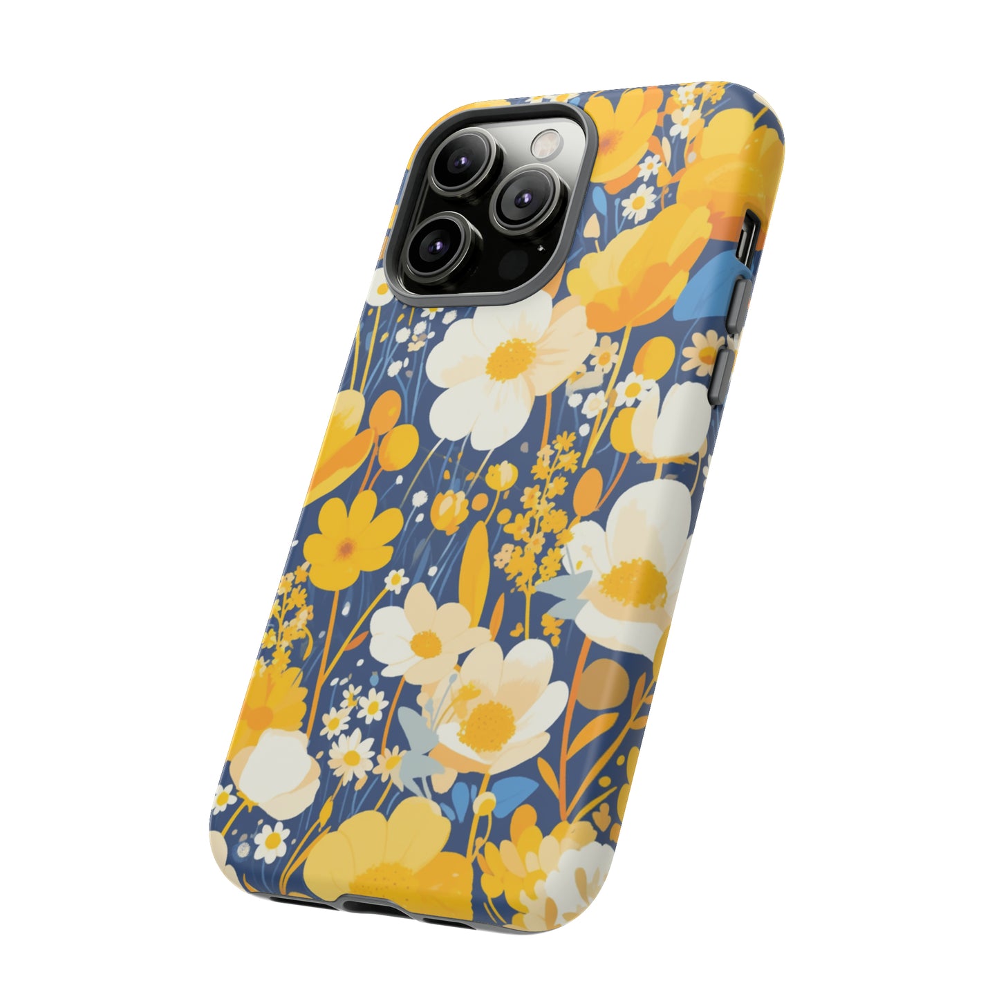 Wildflower Abstract Retro 70s iPhone Case / Samsung Case