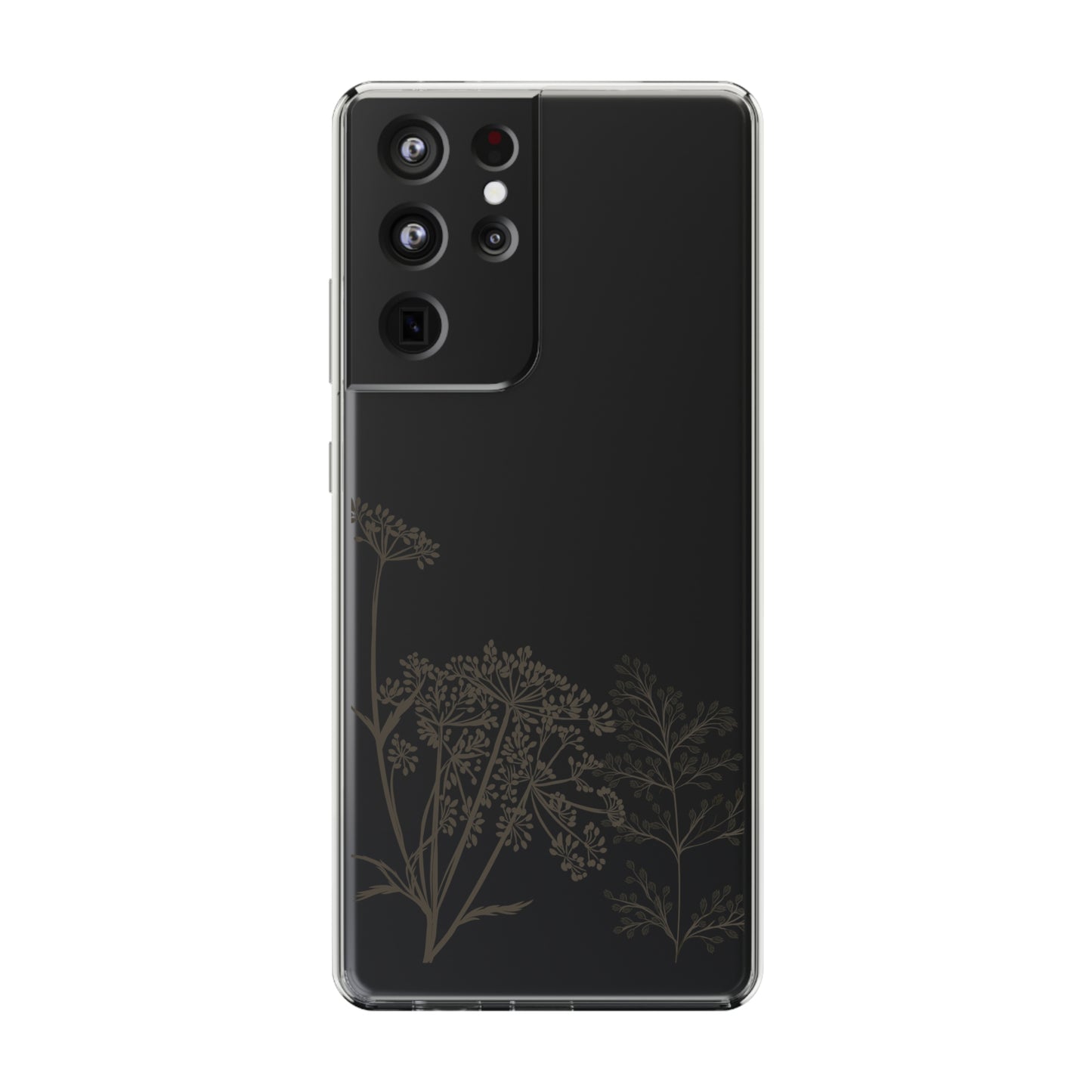 Wildflower Bushes | Clear iPhone Case / Samsung Case