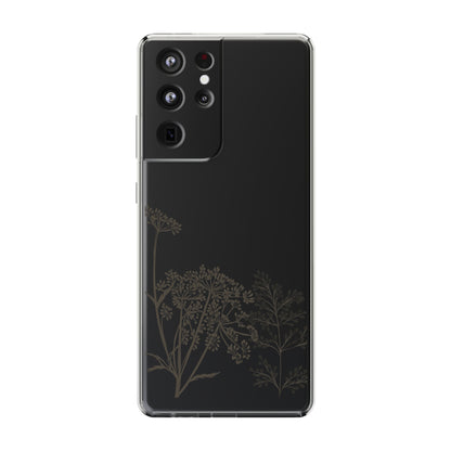 Wildflower Bushes | Clear iPhone Case / Samsung Case