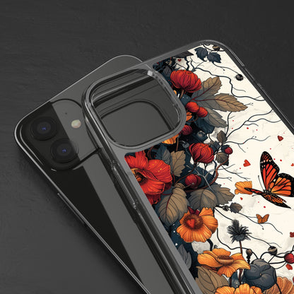 Dark Fall Butterfly Aesthetic | Clear iPhone Case / Samsung Case