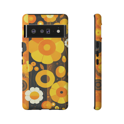 Floral Lines Retro iPhone Case / Samsung Case