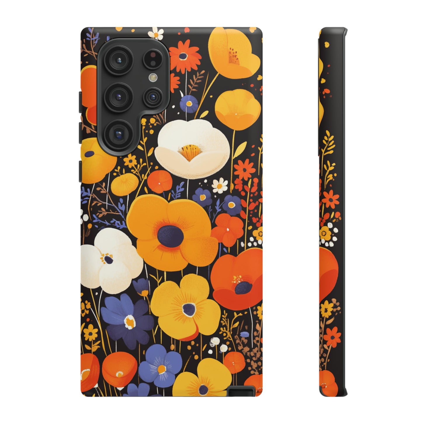 Retro Chaos, Wildflower iPhone Case / Samsung Case, Gift for Floral Lovers, Gift for Her