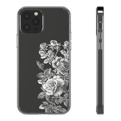 Chrome Roses | Clear iPhone Case / Samsung Case