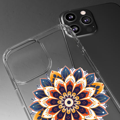 Amber Mandala | Clear iPhone Case / Samsung Case