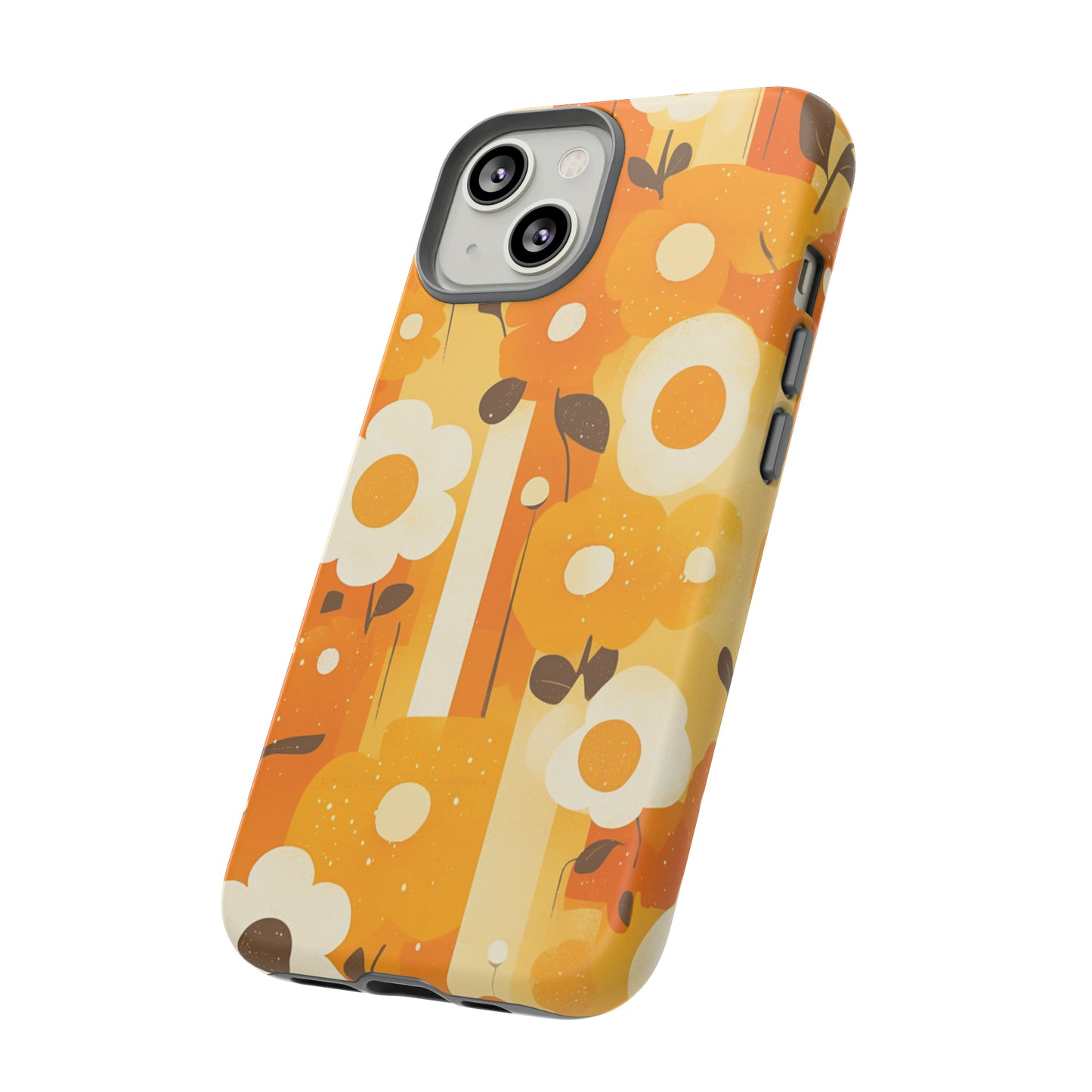 Retro 70s Abstract Flower Patterns iPhone Case / Samsung Case